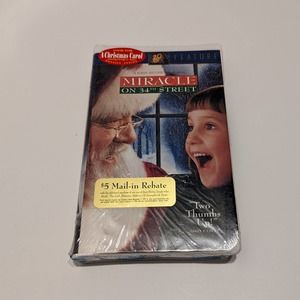 Miracle on 34th Street (VHS, 1994) - Sealed [Christmas, Thanksgiving, Holiday]